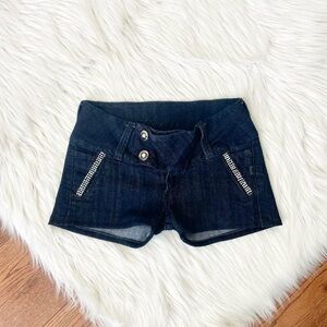 Vintage Y2K rhinestone micro mini shorts ✨ by Trucco